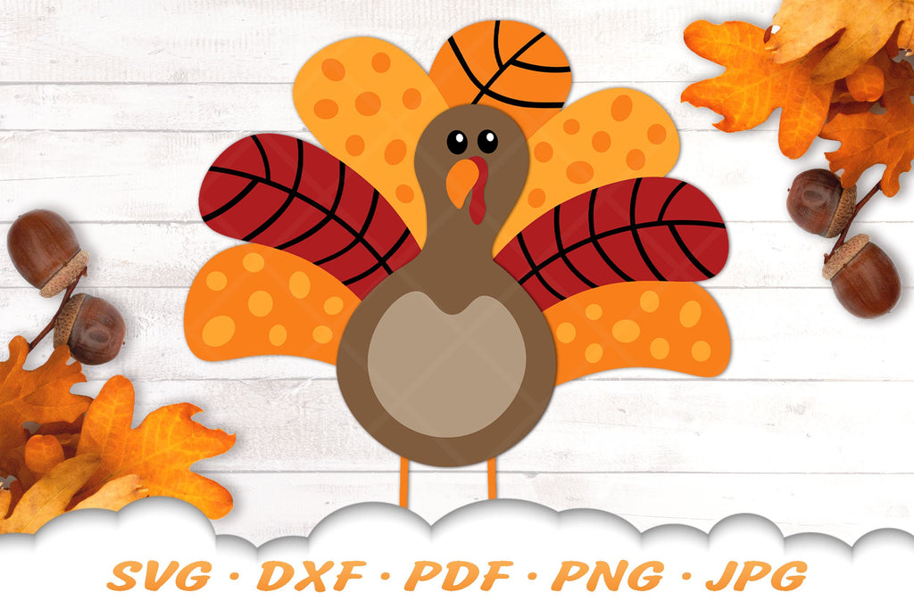 Thanksgiving Turkey SVG - So Fontsy
