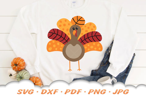 Thanksgiving Turkey SVG SVG Cloud9Design 