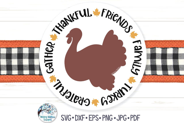 Thanksgiving Turkey SVG SVG Wispy Willow Designs 