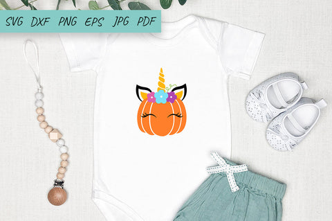 Thanksgiving, Unicorn Halloween SVG, Pumpkin SVG, Fall SVG SVG Irina Ostapenko 