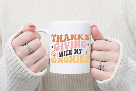 Thanksgiving with My Gnomies Retro SVG SVG CraftLabSVG 
