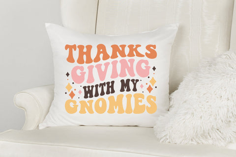 Thanksgiving with My Gnomies Retro SVG SVG CraftLabSVG 