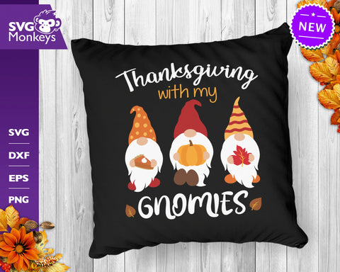 Thanksgiving With My Gnomies Svg, Thanksgiving Gnomes Svg, Gnomes Svg SVG SvgMonkeys 