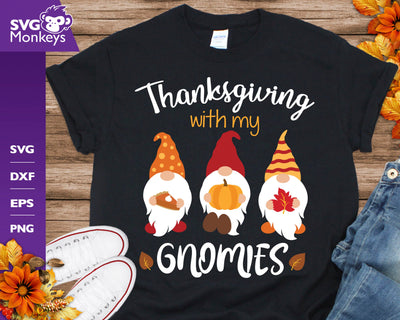Thanksgiving With My Gnomies Svg, Thanksgiving Gnomes Svg, Gnomes Svg SVG SvgMonkeys 