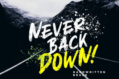 Tharon Brush Style Font Creatype Studio 