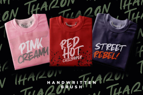 Tharon Brush Style Font Creatype Studio 