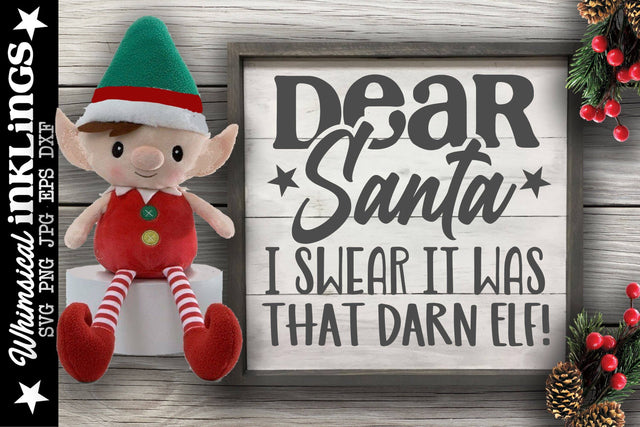 That Darn Elf SVG SVG Whimsical Inklings 