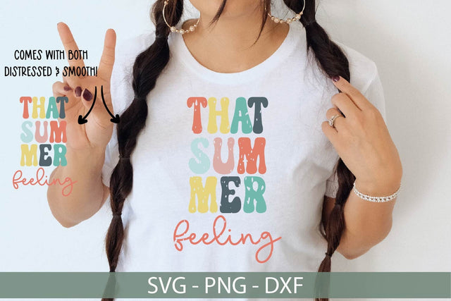 That Summer Feeling SVG-Summer SVG-Retro SVG SVG Linden Valley Designs 