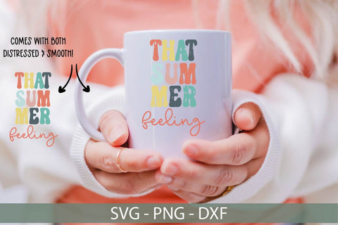 That Summer Feeling SVG-Summer SVG-Retro SVG SVG Linden Valley Designs 