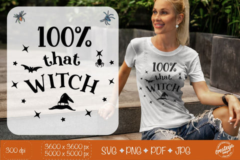 That witch quote SVG, Witchy SVG, Halloween SVG, Witch hat SVG Createya Design 