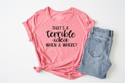 That's a Terrible Idea, When and Where SVG Simply Cutz 