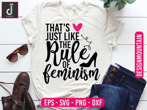 That's just like the rule of feminism svg design SVG Alihossainbd 