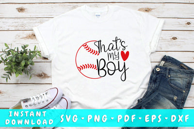 That's My Boy Baseball SVG SVG HappyDesignStudio 