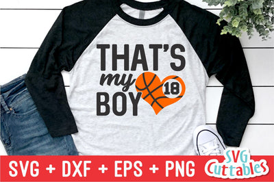 That's My Boy Basketball SVG Svg Cuttables 