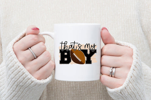 That's My Boy - Football Sublimation Design Sublimation CraftLabSVG 