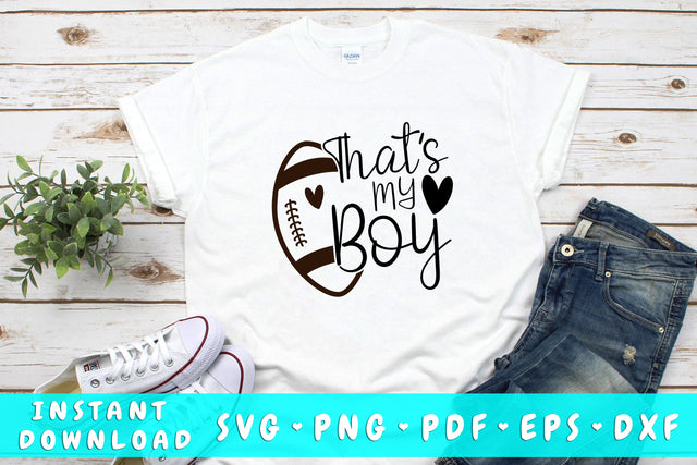 That's My Boy Football SVG SVG HappyDesignStudio 