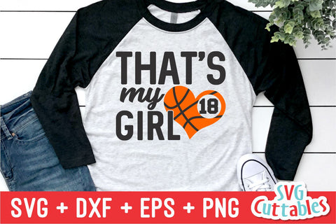 That's My Girl Basketball SVG Svg Cuttables 