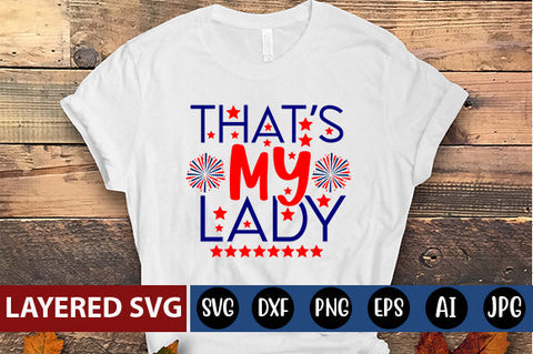 that's my lady SVG cut file SVG Blessedprint 