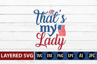 that's my lady SVG cute file SVG Blessedprint 