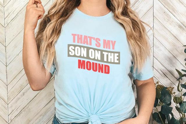 That's My Son On The Mound SVG Shahin alam 