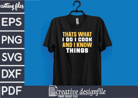 thats what i do i cook and i know things SVG farhad farhad 