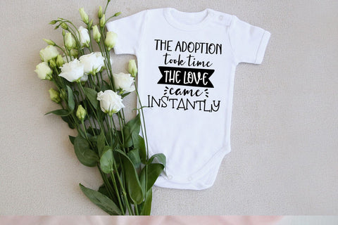 The Adoption Took Time SVG I Baby Adoption SVG I Foster SVG SVG Happy Printables Club 