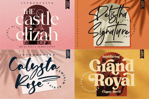 The Amazing Font 74 Fonts LIMITED TIME OVER !!! Font Letterena Studios 