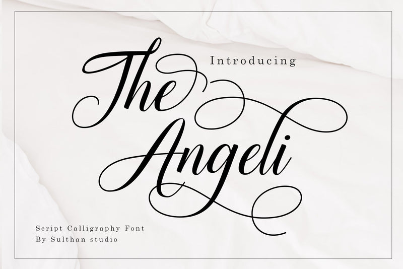 The Angeli Font Sulthan studio 