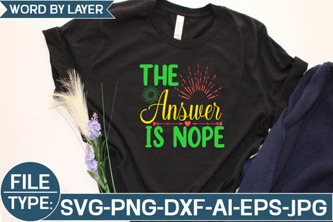 The Answer is Nope SVG Cut File SVG Studio Innate 