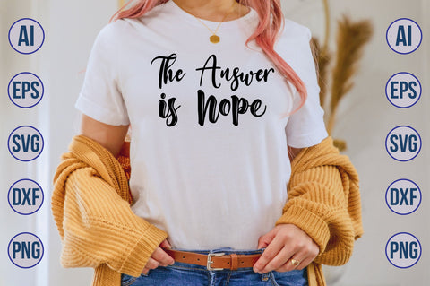 The Answer is Nope SVG SVG nirmal108roy 