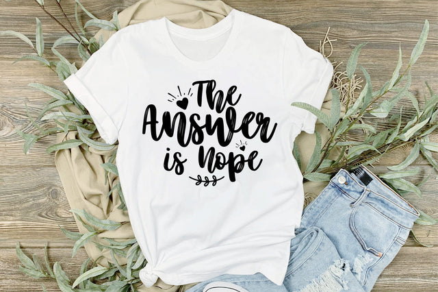 The Answer is Nope svg SVG orpitasn 