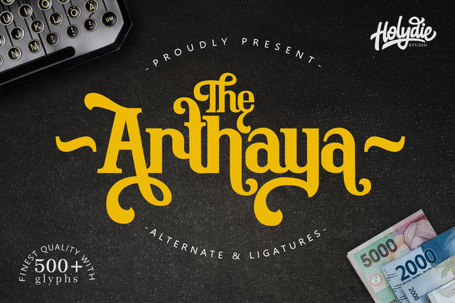 The Arthaya Font Holydie Studio 