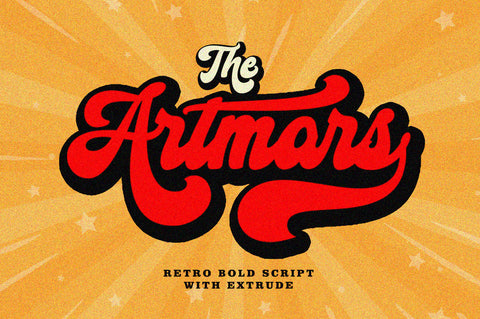 The Artmars Script Font Rastype 