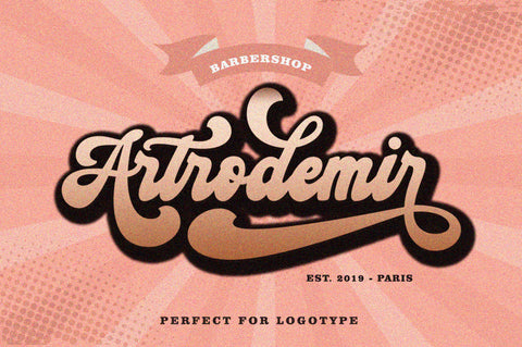 The Artmars Script Font Rastype 