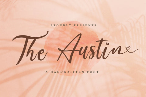 The Austin - Handwritten Script Font Font StringLabs 