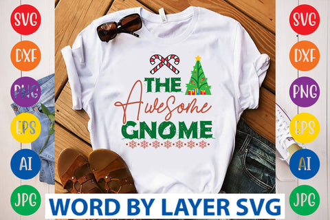 The Awesome Gnome SVG Design SVG Rafiqul20606 