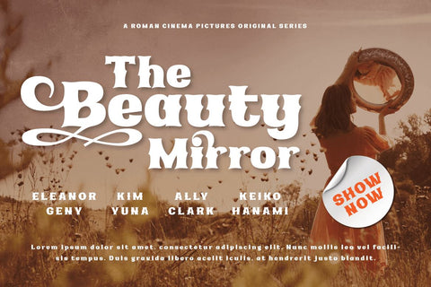 The Bachuz | Serif Classic Modernism Font twinletter 