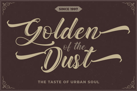 The Baghotta Script Font Kotak Kuning Studio 