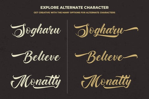 The Baghotta Script Font Kotak Kuning Studio 