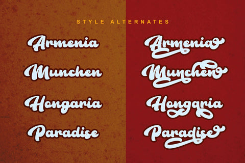 The Bambank Script Font Dumadistyle 