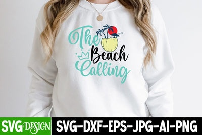 The Beach Calling SVG Cut File, The Beach Calling SVG Design, Summer SVG Cut File,Aloha Summer SVG Design, Summer SVG Quotes, Summer Sublimation PNG,Funny Summer SVG SVG BlackCatsMedia 