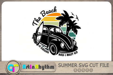 The Beach Is Calling And I Must Go Svg, Beach Svg, Summer Svg, Travel Svg SVG Artinrhythm shop 