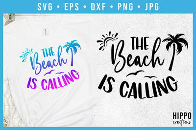 The Beach Is Calling Summer SVG SVG Hippo Creations 