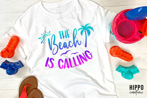 The Beach Is Calling Summer SVG SVG Hippo Creations 