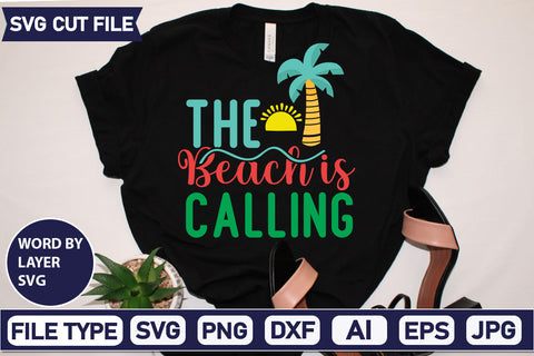 The Beach Is Calling Svg Cut File SVG DesignPlante 503 