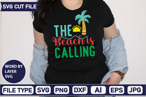 The Beach Is Calling Svg Cut File SVG DesignPlante 503 