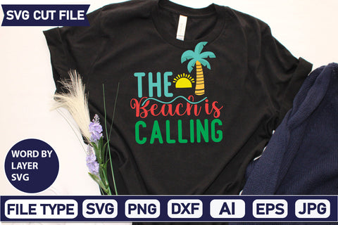 The Beach Is Calling Svg Cut File SVG DesignPlante 503 