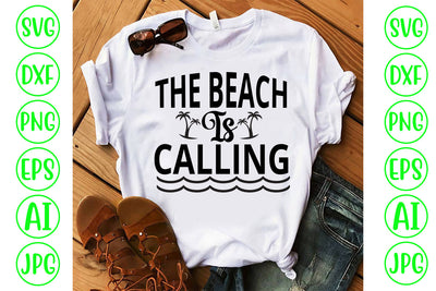 The Beach Is Calling SVG Cut File SVG Syaman 