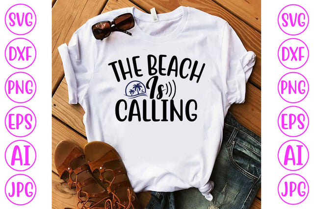 The Beach Is Calling SVG Cut File SVG Syaman 