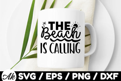 The beach is calling svg SVG akazaddesign 